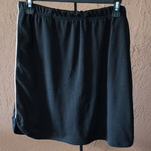 Women's Blair Black Casual Knee-Length Skorts Size Large